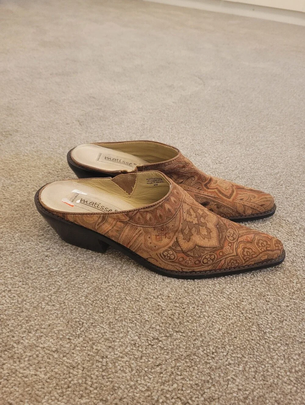 Free People Matisse Suede Mules Size 6